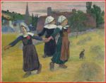 Breton Girls Dancing by Gauguin