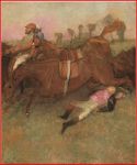 Scene from the Steeplechase by Degas